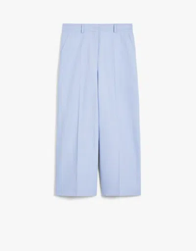 Weekend Max Mara Women's Zircone Long Trouser Blue | Size 48 | 2515131032600018 In Clear Blue