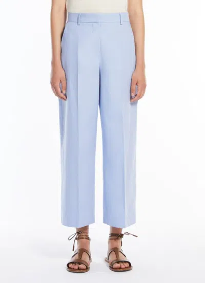 Weekend Max Mara Women's Zircone Long Trouser Blue | Size 48 | 2515131032600018 In Clear Blue