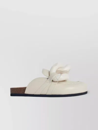 Jw Anderson Chunky Chain Leather Slippers