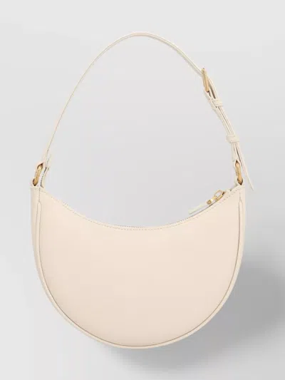 Valentino Vlogo Signature Mini Leather Hobo Bag In Neutrals