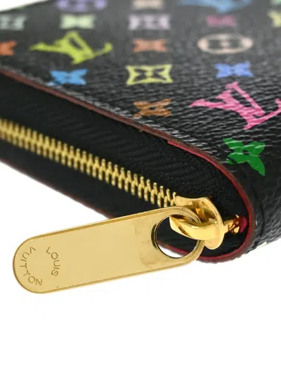 Pre-owned Louis Vuitton 2011 Monogram Multicolour Wallet In 黑色