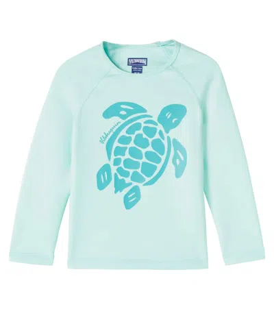 Vilebrequin Bedruckter Rashguard Glassy-y In Blau