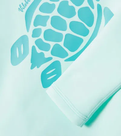 Vilebrequin Bedruckter Rashguard Glassy-y In Blau