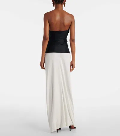 Christopher Esber Salacia Ruched Top In Black
