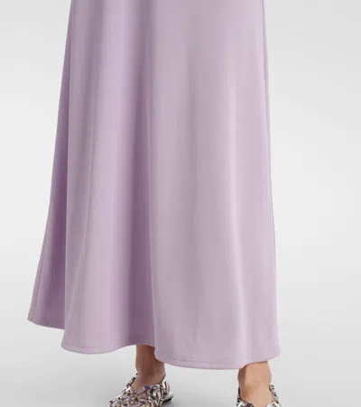 Christopher Esber Embellished Cutout Maxi Dress In Purple