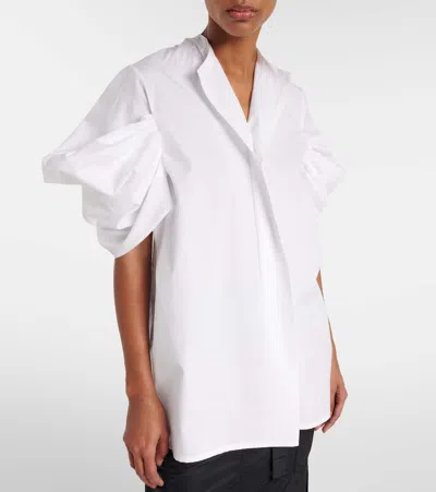 Junya Watanabe Patchwork Cotton Top In White