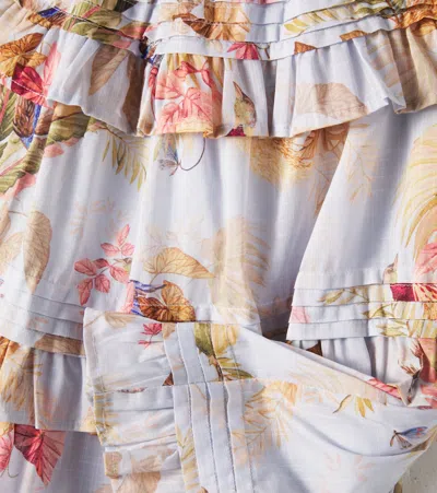 Zimmermann Cotton Rhiannon Swing Dress In Multicoloured