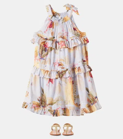 Zimmermann Cotton Rhiannon Swing Dress In Multicoloured