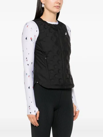 Asics Nagino Run Gilet In Black