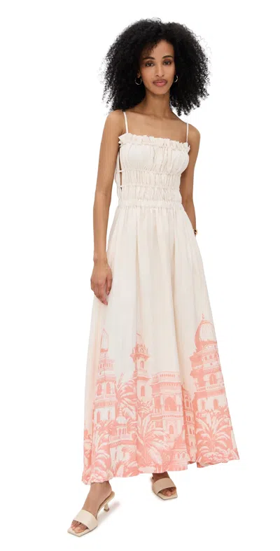 Andres Otalora Jaadoo Dress Pink Castle In Pink Castle