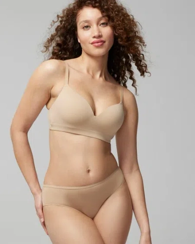 Soma Enbliss Wireless Bra In Pink Size 42c |  Women's Bras In Camellia Rose