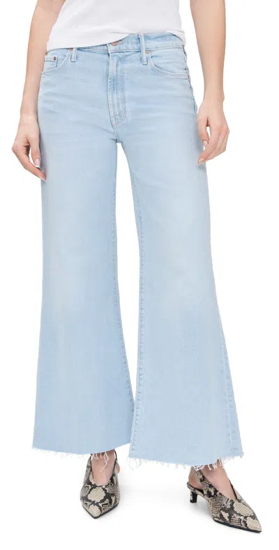 Mother The Twister High Rise Ankle Wide Leg Jeans In Cowabunga In Cowabunga