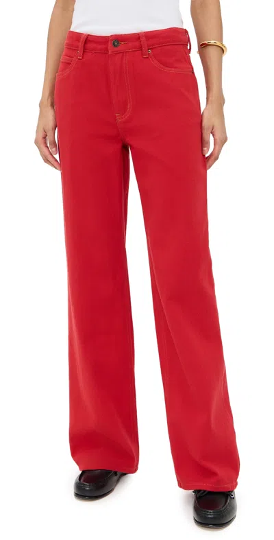 Lioness Top Model Jeans Crimson In Red
