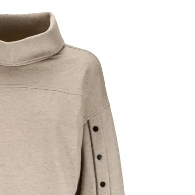 Brunello Cucinelli Magl.sport Smacchina Top In Brown
