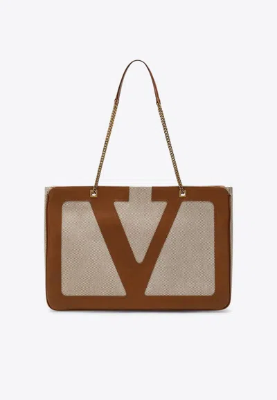 Valentino Women's Large Viva Superstar Bag In Beige