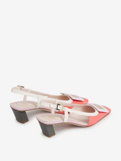 Roger Vivier Belle Vivier Slingback Shoes In Multicolor
