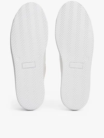 Tommy Hilfiger Leather Low-top Sneakers With Round Toe In White