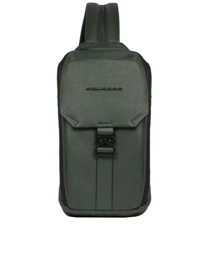Piquadro Leather One-shoulder Bags In Green