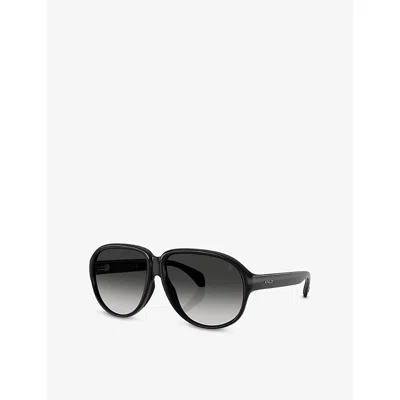 Moncler Unisex Sunglasses Me8001 Halcyonne In Black