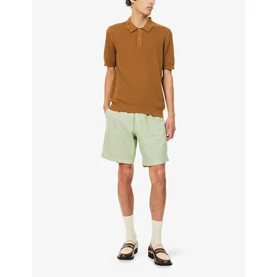 Polo Ralph Lauren Mens Drawstring Regular-fit Cotton-poplin Shorts Greenstone In Greenstone