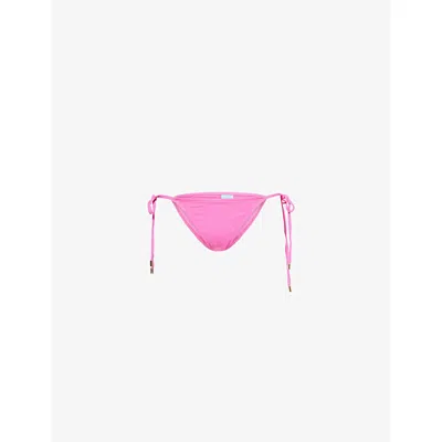 Melissa Odabash Womens Malibu Side-tie Bikini Bottoms Watermelon In Watermelon