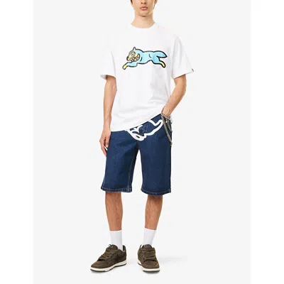 Icecream Mens Running Dog Graphic-print Cotton T-shirt White In White