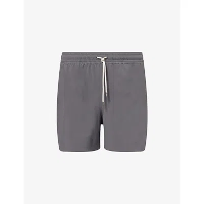 Polo Ralph Lauren Mens Grey Cast Two-slip-pockets Drawstring Swim Shorts Xxl In Grey Cast