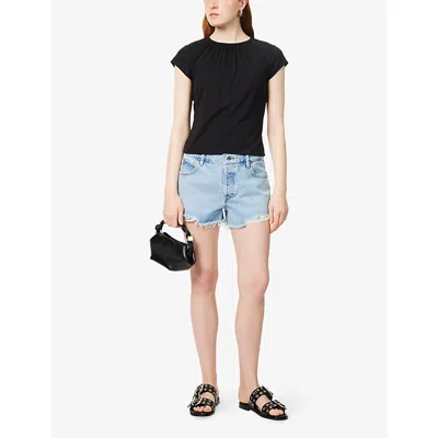 Frame Womens The Hang Denim Shorts Swindle In Swindle