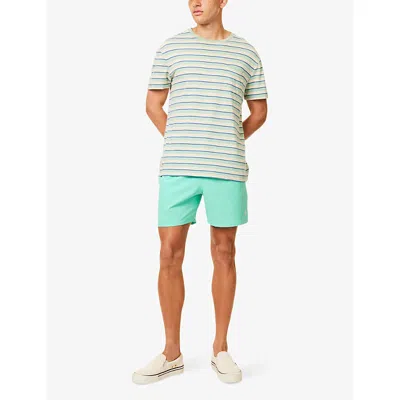 Polo Ralph Lauren Mens Two-slip-pockets Drawstring Swim Shorts Sunset Green Xxl In Sunset Green