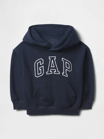 Gap Baby & Toddler Vintagesoft Logo Hoodie In Blue