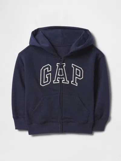 Gap Baby & Toddler Vintagesoft Logo Hoodie In Blue