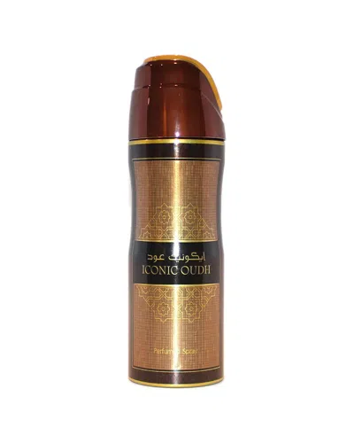 Lattafa Unisex 6.7oz Iconic Oudh Perfumed Body Spray