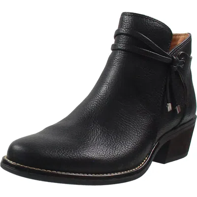 White Mountain Womens Zipper Man Made Ankle Boots In Multi