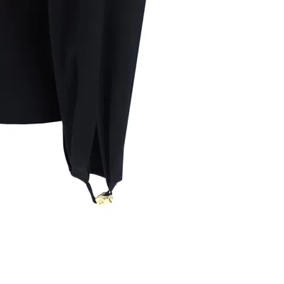 Chloé Slit-sleeved Superfine-knit Jumper In Black