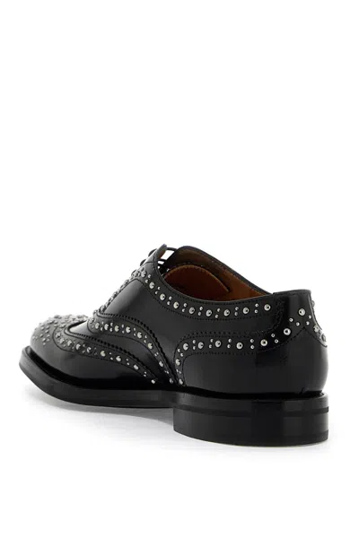 Shop Church's Burwood Met Lace-ups Women In Black