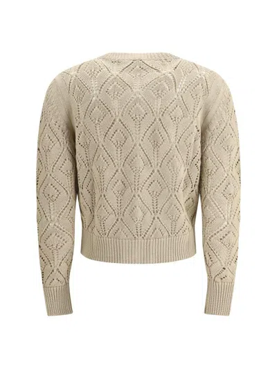 Ella Koreakina Cardigan In Beige
