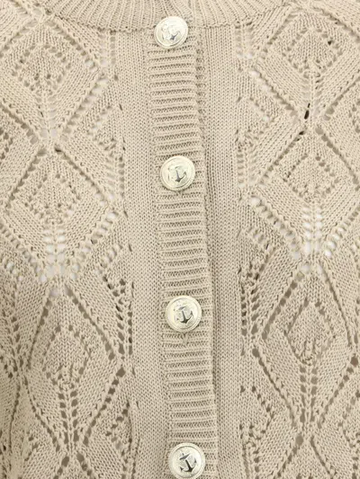 Ella Koreakina Cardigan In Beige