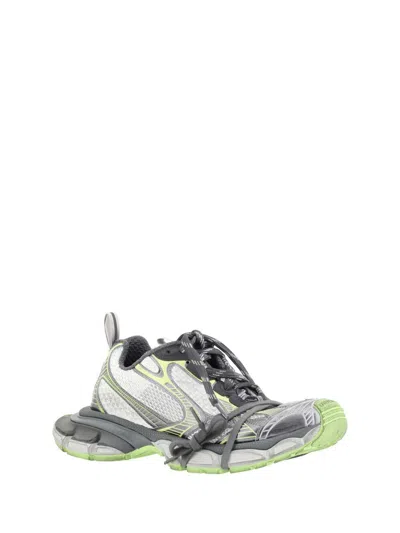 Balenciaga Multicolor Mesh And Rubber 3xl Sneakers In Grey