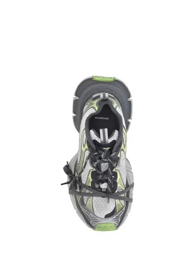 Balenciaga Multicolor Mesh And Rubber 3xl Sneakers In Grey