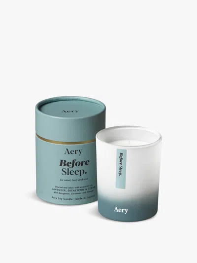 Aery Before Sleep Aromatherapy Candle In Blue/blue