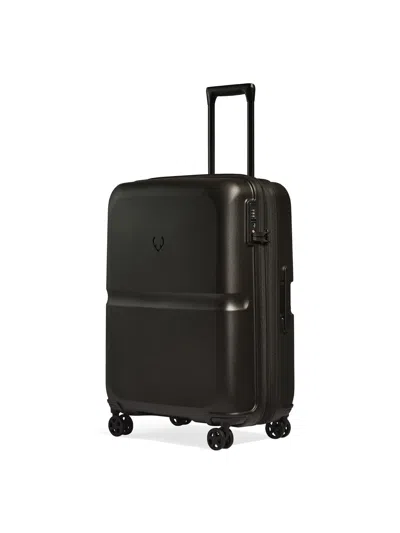 Antler Single Stripe Medium Suitcase In Black