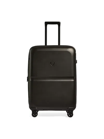 Antler Single Stripe Medium Suitcase In Black