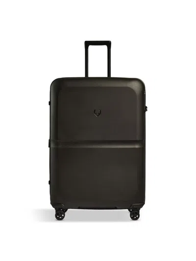 Antler Single Stripe Large Suitcase In Black