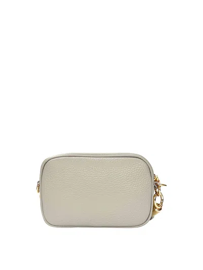 Apatchy London The Mini Tassel Phone Bag In Light Grey