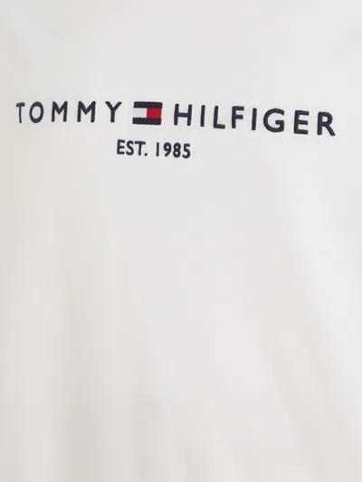 Tommy Hilfiger Mens Core Tommy Logo T-shirt In White