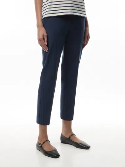 Weekend Max Mara Vite Cigarette Pants In Navy