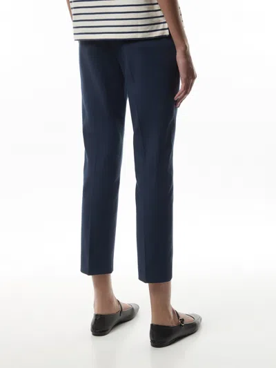 Weekend Max Mara Vite Cigarette Pants In Navy