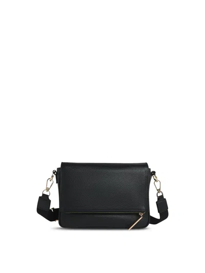 Whistles Bibi Leather Shoulder Bag In Black