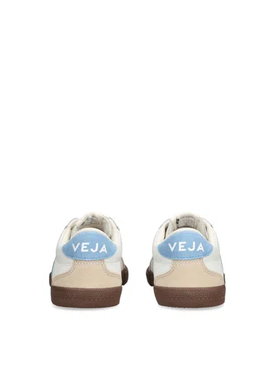 Veja Volley Organic Leather Sneakers In Multi
