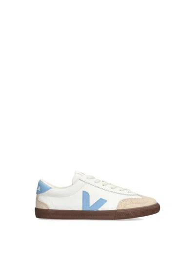 Veja Volley Organic Leather Sneakers In Multi